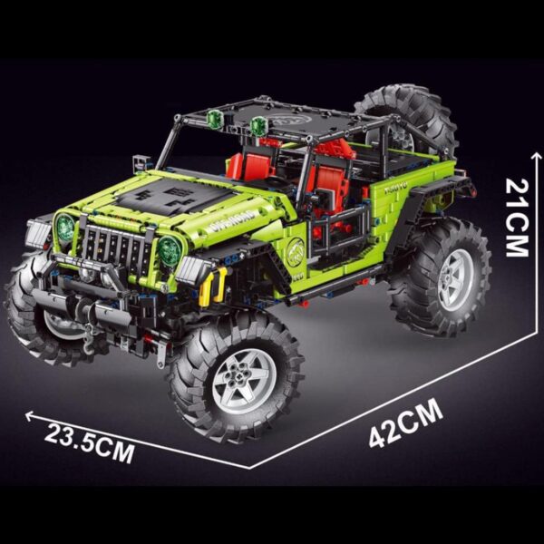 TLG Geländewagen Grün Trailcat T5010 High-tech MOC Off-road – Bild 6