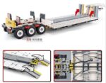 Happy Build Technik LKW Anhänger Tieflader mit Elektronik HAP-YC-GC006 – Bild 2