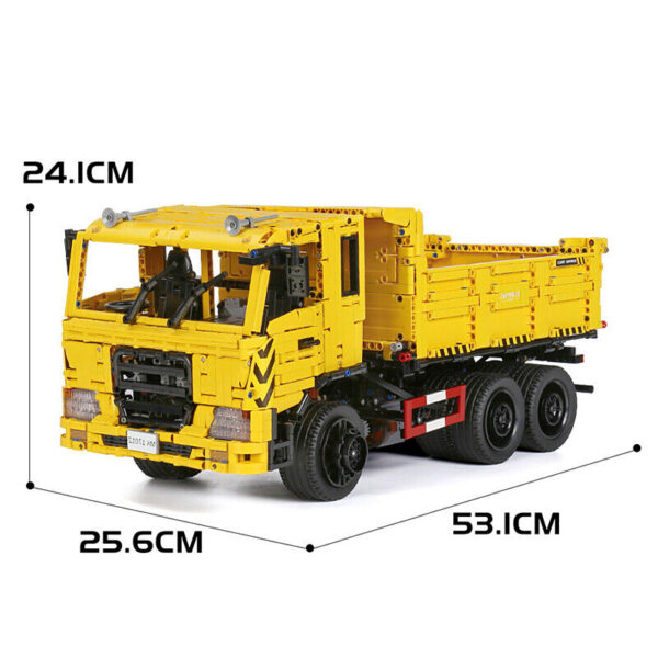 MOULD KING 17012 Transporter LKW THREE WAY DUMP TRUCK RC 3.206 Teile – Bild 2