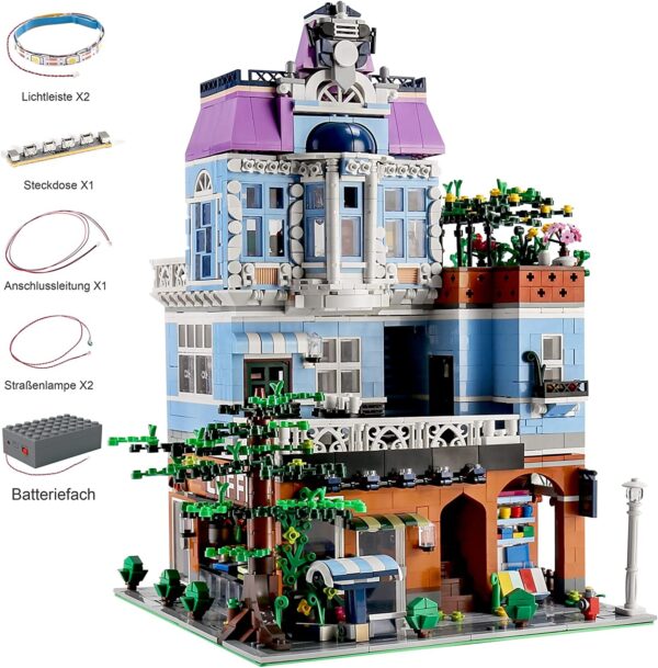 Mould King 16004 The Cafe mit Beleuchtung  3430 Teile – Bild 6