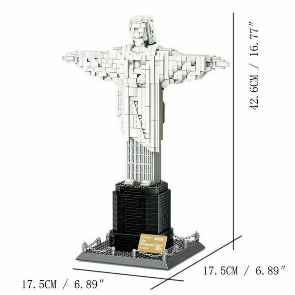 Wange 5231, 973 Teile Jesusstatue von Brasilien – Bild 2