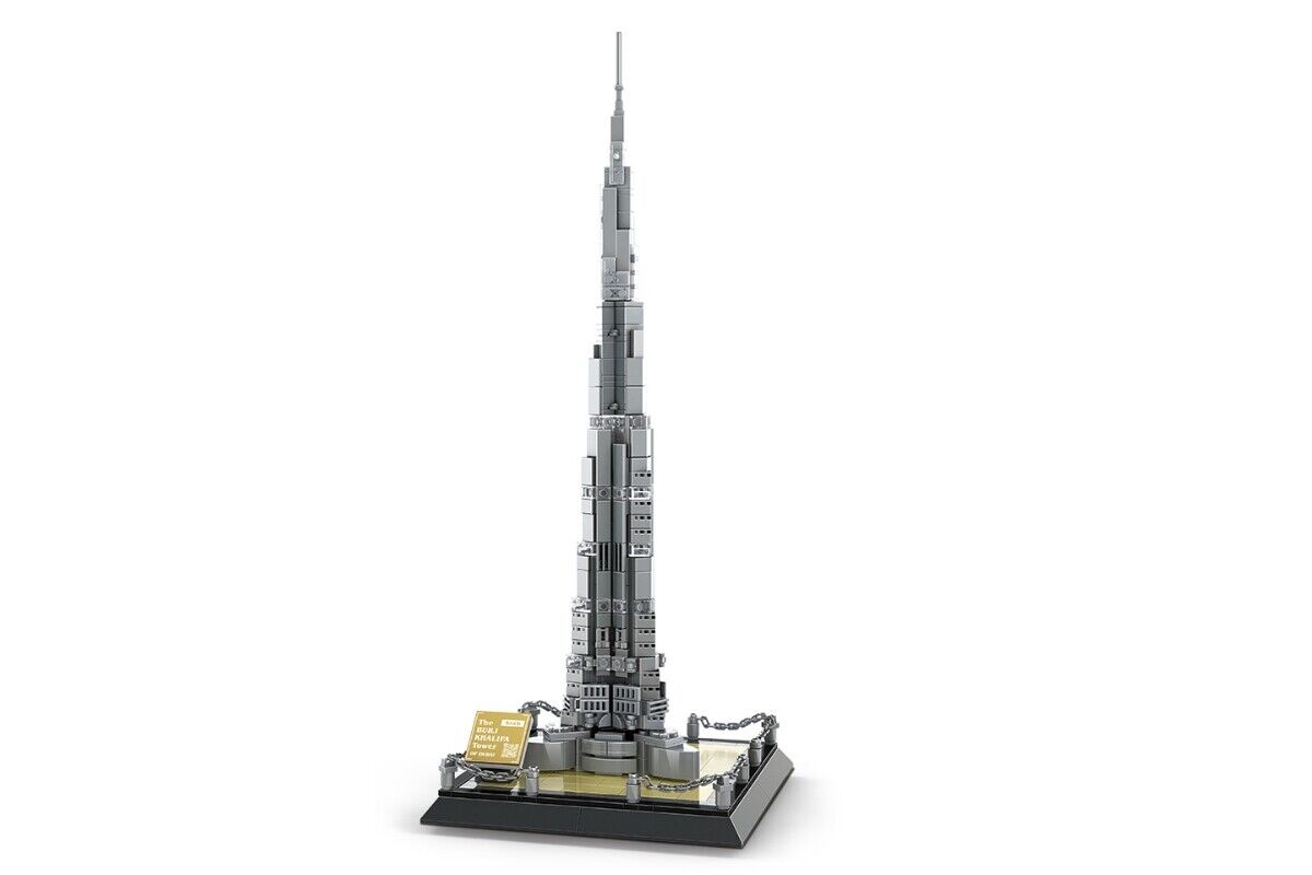 s-l1600WDlEGbaFkKzrb.jpg Wange 4222 Burj Khalifa in Dubai Architektur Modell – Bild 1
