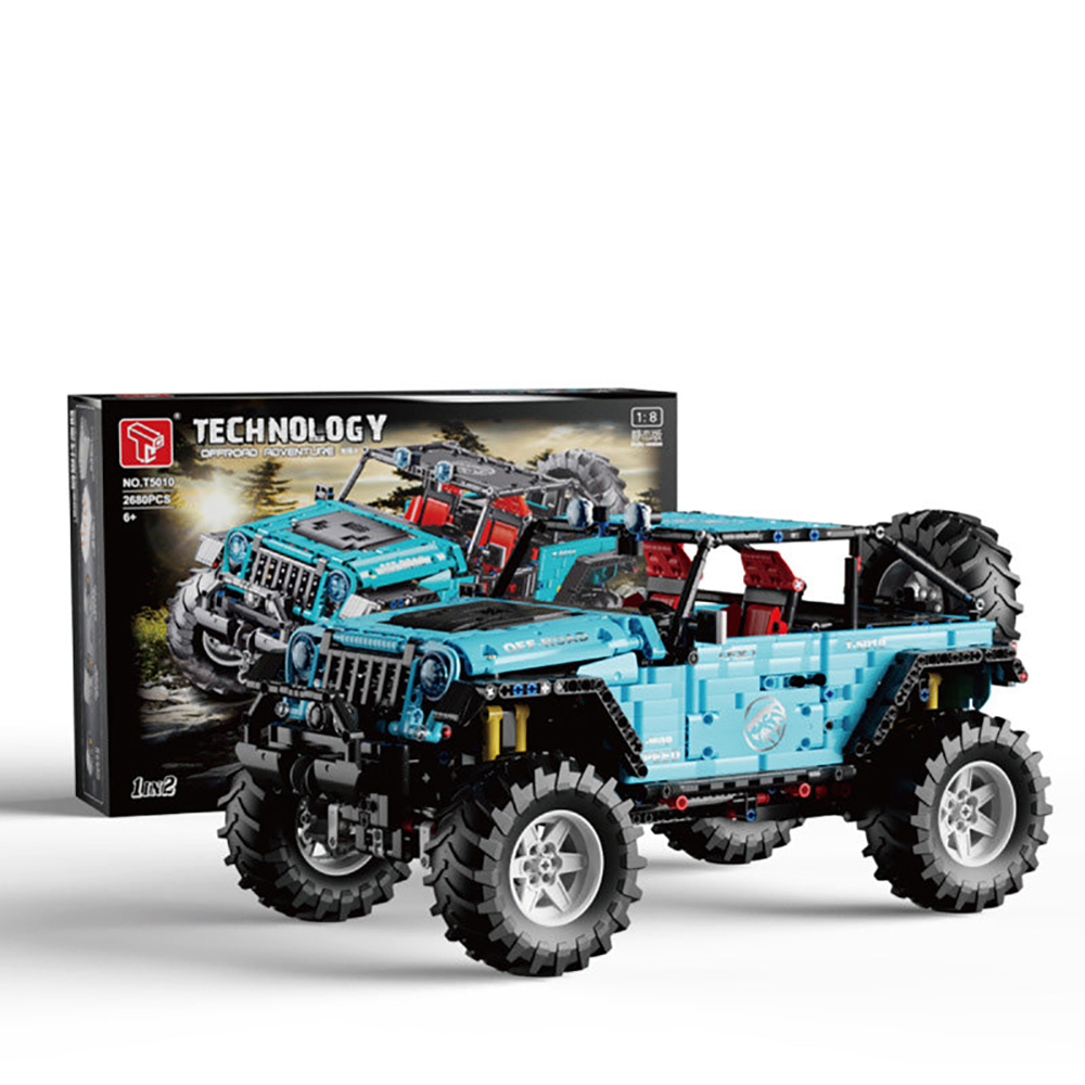 technology-Wrangler-Trailcat-T5010-High-tech-MOC-1.jpg TLG Geländewagen Türkis Trailcat T5010 High-tech MOC Off-road – Bild 1
