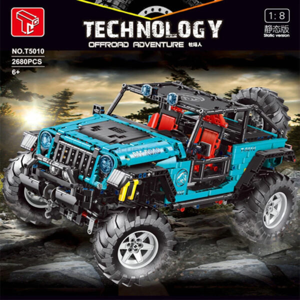 TLG Geländewagen Türkis Trailcat T5010 High-tech MOC Off-road – Bild 5