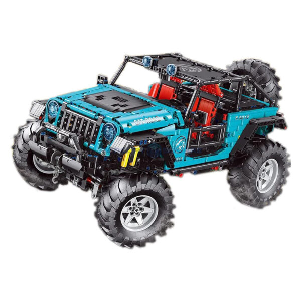 TLG Geländewagen Türkis Trailcat T5010 High-tech MOC Off-road – Bild 7