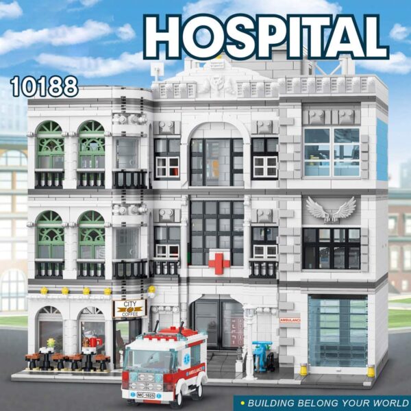 UrGe 10188 Hospital/ Krankenhaus, 4953 Teile OVP NEU – Bild 3