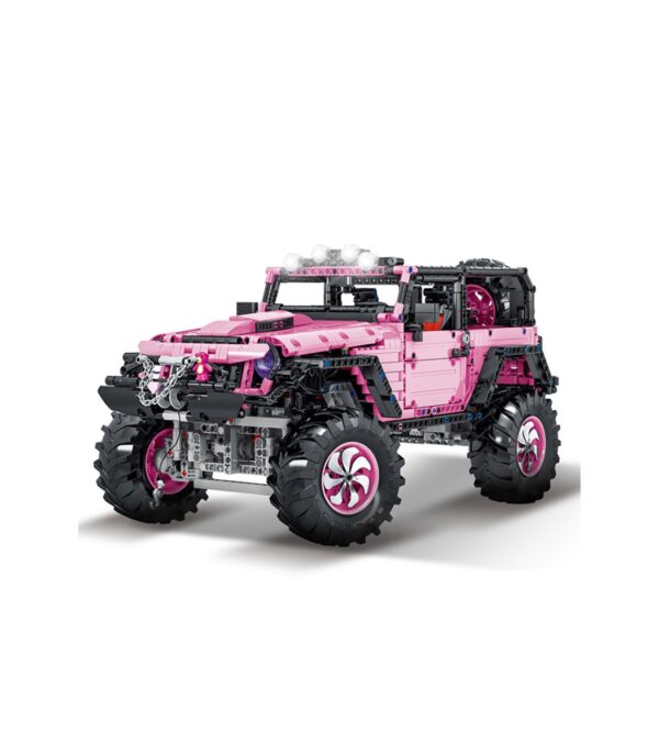 MORK Technol 022010-1 |Geländewagen pink| 2471 Teile | NEU - OVP – Bild 2