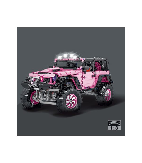 MORK Technol 022010-1 |Geländewagen pink| 2471 Teile | NEU - OVP – Bild 3