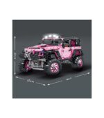 MORK Technol 022010-1 |Geländewagen pink| 2471 Teile | NEU - OVP – Bild 4