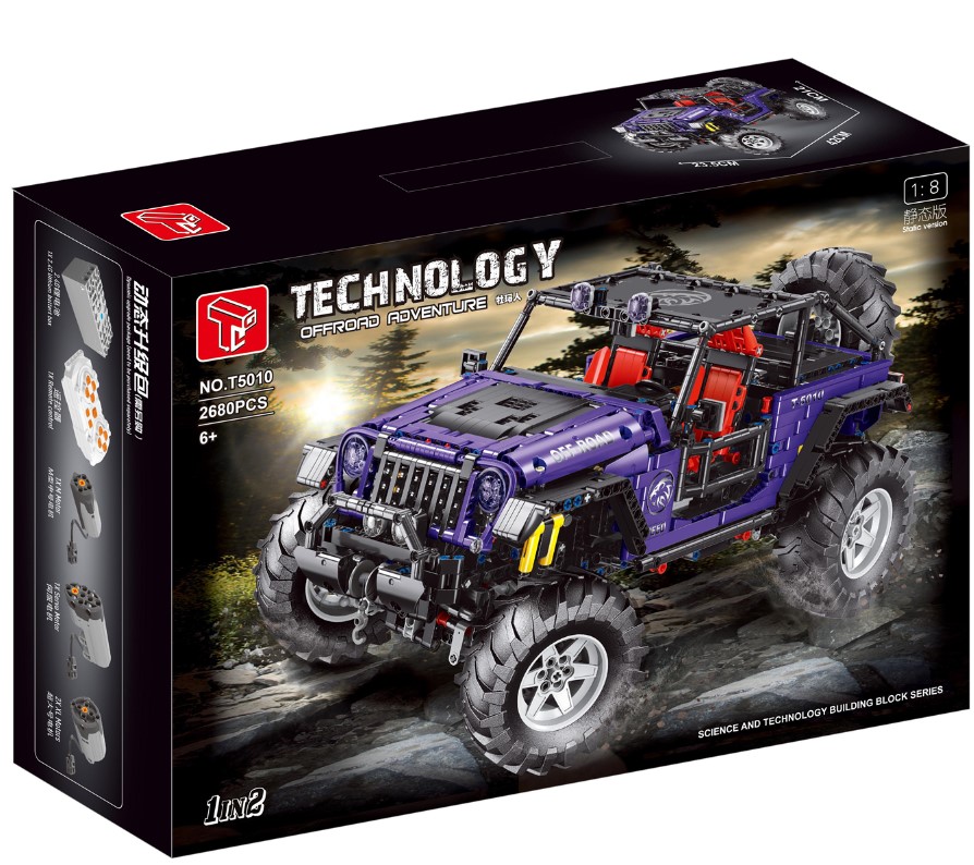 5010L-1.jpg TLG Geländewagen Lila T5010 High-tech MOC Off-road OVP – Bild 1