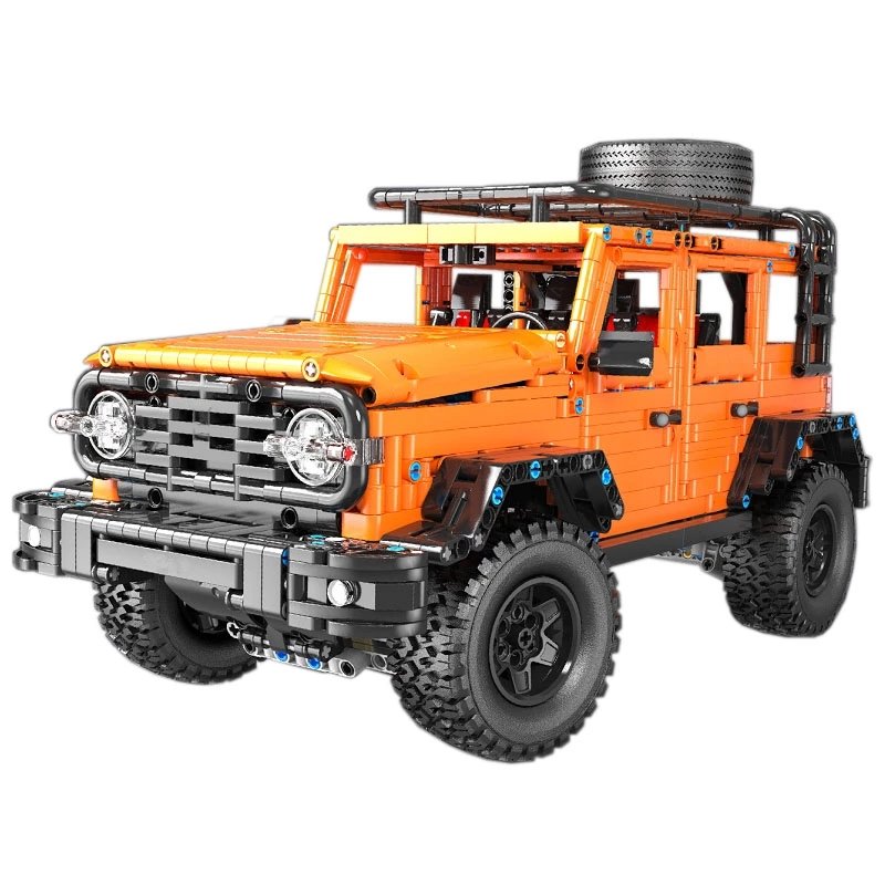 5015O-1.jpg TGL T5015 Geländewagen Offroad in Orange 2860 Teile OVP – Bild 1