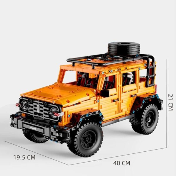 TGL T5015 Geländewagen Offroad in Orange 2860 Teile OVP – Bild 3