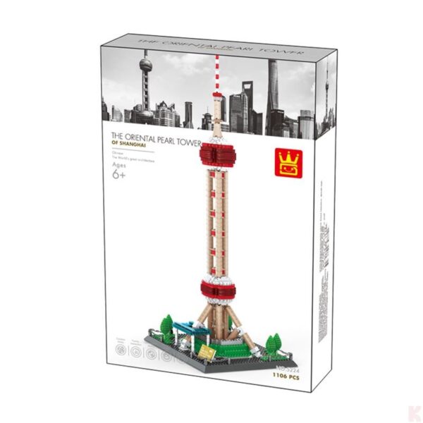Wange 5224 Architektur The Oriental Pearl Tower-CHINA 1109 Teile Neu OVP – Bild 2