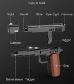 CADA C81012 Pistole M1911 332 Teile, 6 Bullets Neu-OVP – Bild 3