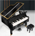Vitrinenbausatz Grand Piano mit Soundmodul von Balody schwarz 20025  2621 Teile – Bild 2