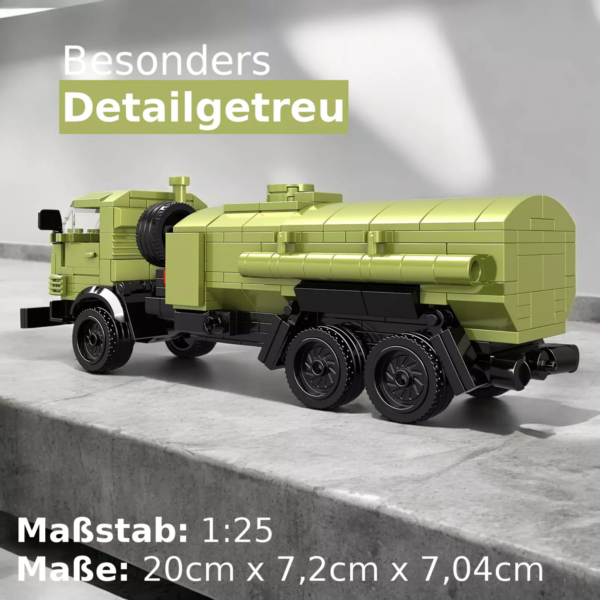 LKW Bundle Klemmbausteinset (UAZ Krankenwagen Kleinbus + URAL Expeditionsmobil + Kamaz LKW Tankwagen – Bild 3