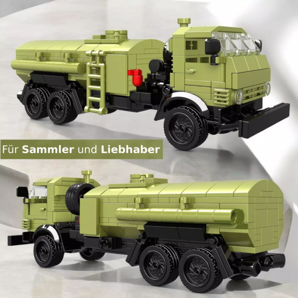 LKW Bundle Klemmbausteinset (UAZ Krankenwagen Kleinbus + URAL Expeditionsmobil + Kamaz LKW Tankwagen – Bild 4