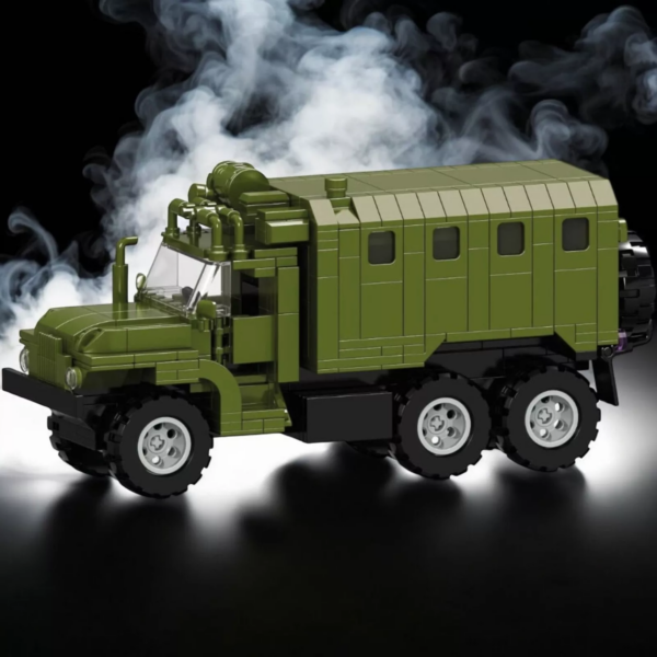 LKW Bundle Klemmbausteinset (UAZ Krankenwagen Kleinbus + URAL Expeditionsmobil + Kamaz LKW Tankwagen – Bild 5