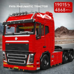 Mould King 19015S – FH16 Pneumatischer RC-Sattelschlepper – Bild 7