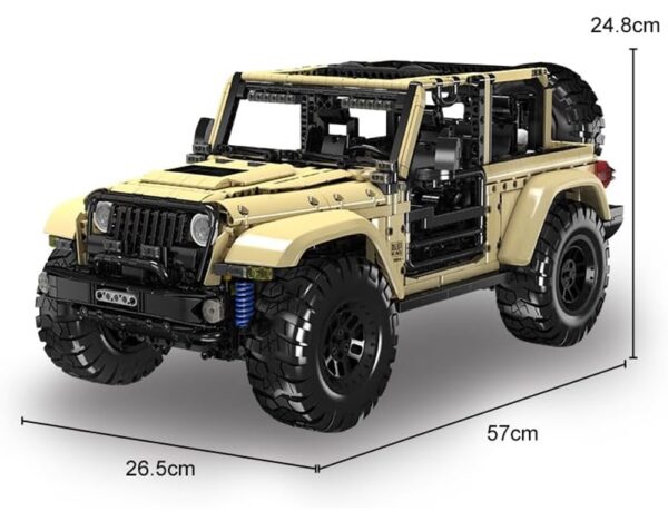 Mould King 13184 – Ferngesteuerter Offroad-Wrangler – Bild 6