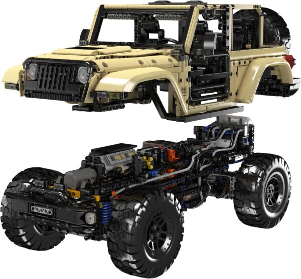 Mould King 13184 – Ferngesteuerter Offroad-Wrangler – Bild 5