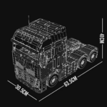 Mould King 19015S – FH16 Pneumatischer RC-Sattelschlepper – Bild 4