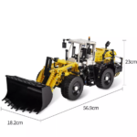 Mould King 17026 – Pneumatischer Radlader L550 – Bild 3