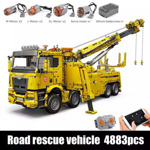 Mould King 17028 – Road Rescue Truck | Ferngesteuertes Rettungsfahrzeug – Bild 3
