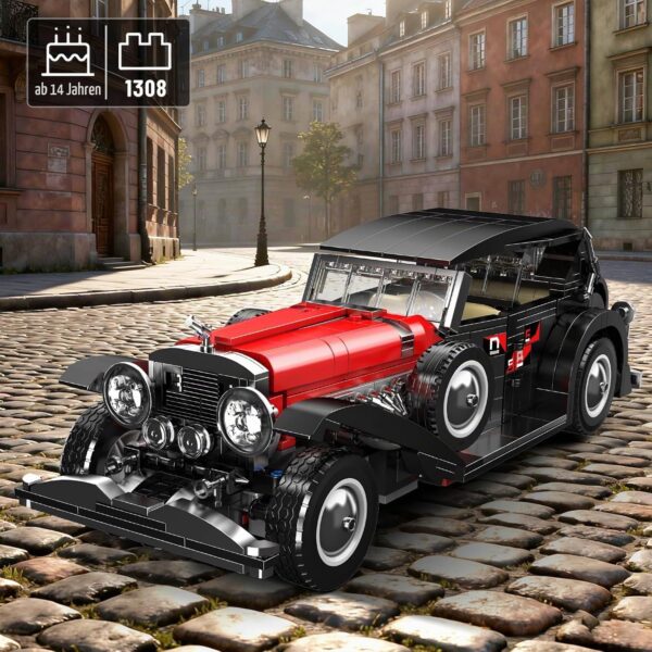 Mould King 10114 – Duesenberg Oldtimer – Bild 5