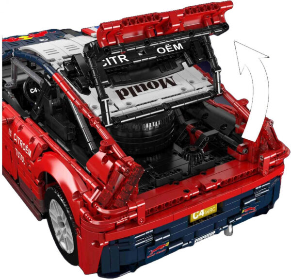 Mould King 13187 – Citroën C4 WRC Rallyeauto – Bild 5