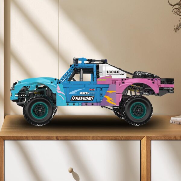 Mould King 18040 – RC Desert Trophy Truck mit Luftfederung – Bild 5