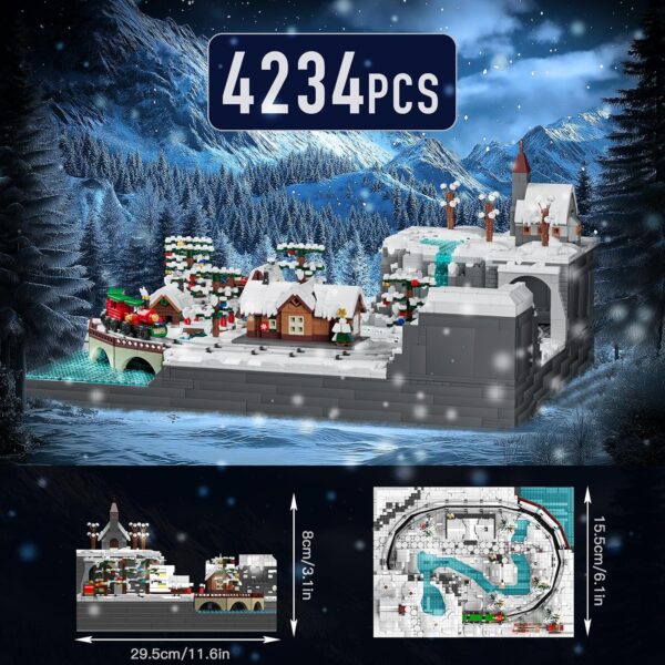 Mould King 12029 – Christmas Train Wonderland – Bild 2