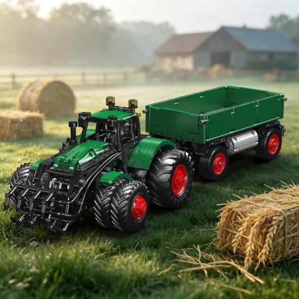 Mould King 17095 – RC Schwerlasttraktor mit Kippanhänger – Bild 2