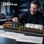 Mould King 12052 – SW1200 Klassische Diesel-Rangierlokomotive – Bild 2