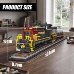 Mould King 12052 – SW1200 Klassische Diesel-Rangierlokomotive – Bild 3