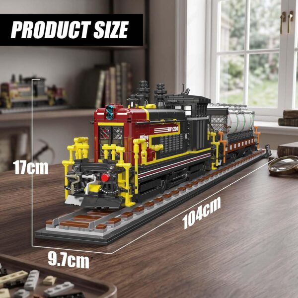 Mould King 12052 – SW1200 Klassische Diesel-Rangierlokomotive – Bild 3
