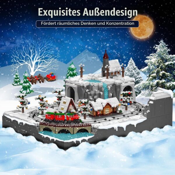 Mould King 12029 – Christmas Train Wonderland – Bild 4