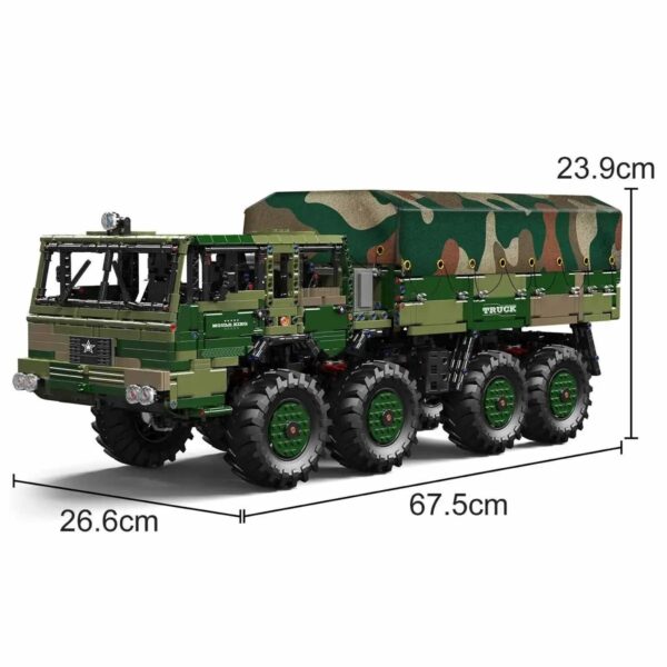 Mould King 20039 – Tatry KOLOS 8×8 RC Truck – Bild 5