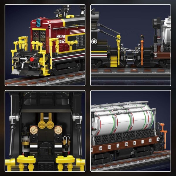Mould King 12052 – SW1200 Klassische Diesel-Rangierlokomotive – Bild 5