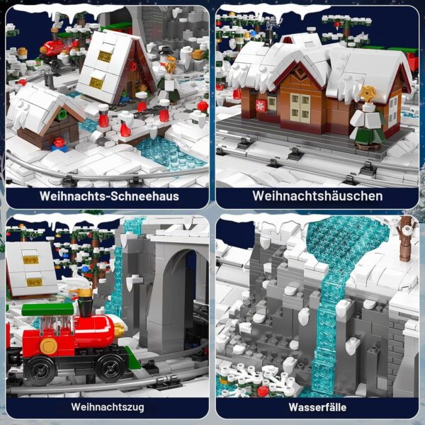 Mould King 12029 – Christmas Train Wonderland – Bild 6