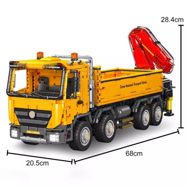 Mould King 17050 – RC Kranwagen mit Pneumatik – Bild 5
