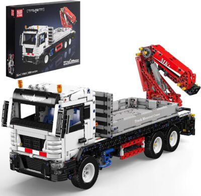 Mould King 17063 – RC LKW mit Ladekran