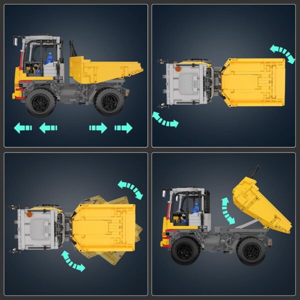 Mould King 17092 – RC Knickgelenk-Dumper – Bild 2