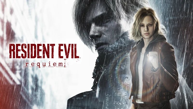 Offizielles Key Art zu Resident Evil Requiem mit Leon Kennedy und Grace Ashcroft